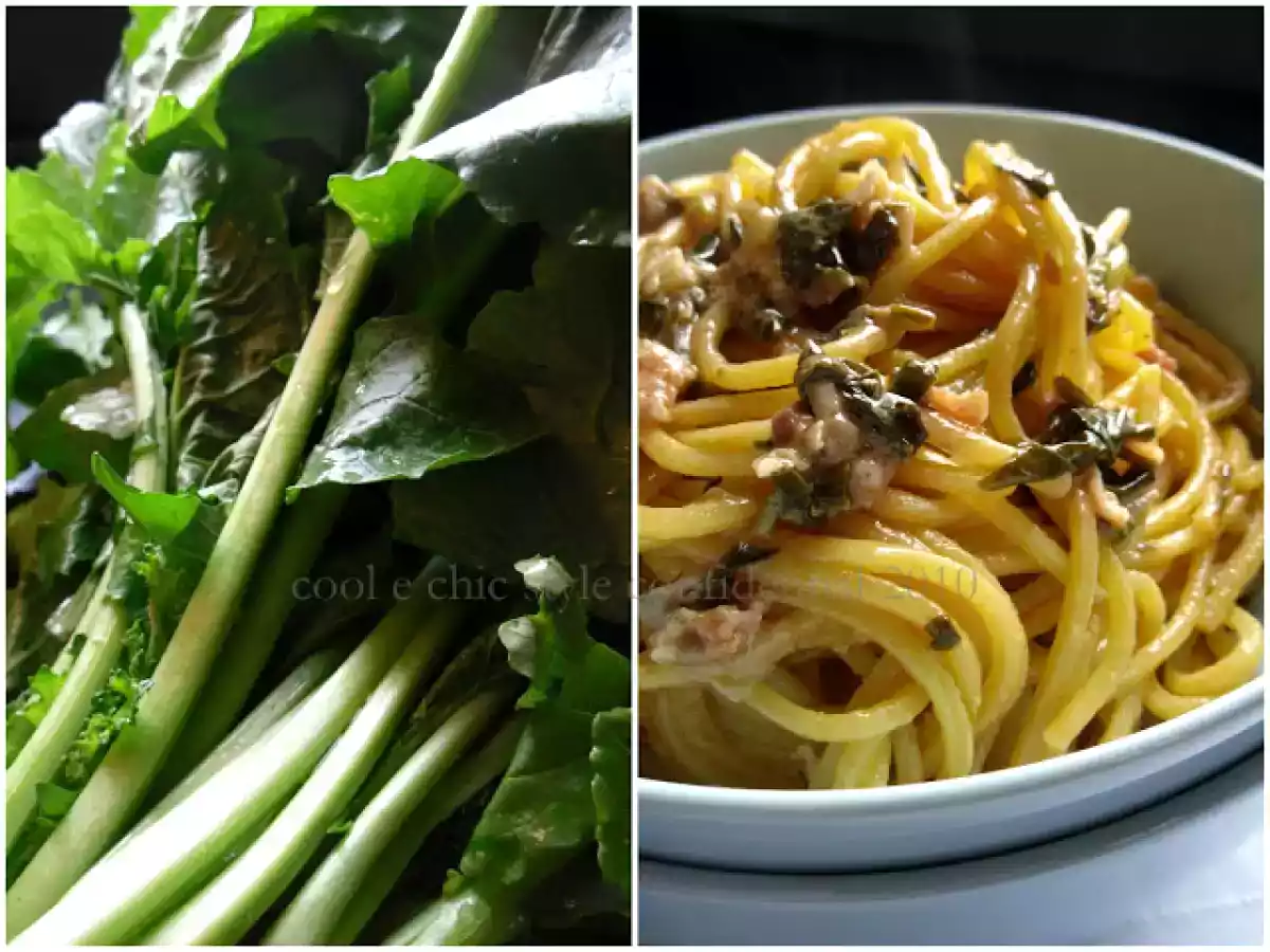 Bigoli con cime di rapa e salsiccia - foto 2