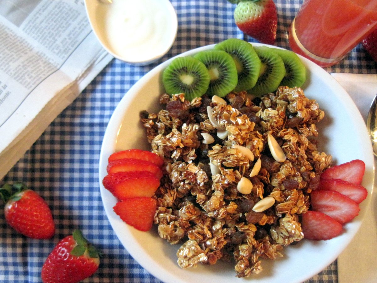 Bircher Muesli con yogurt e spremuta di pompelmo - foto 8