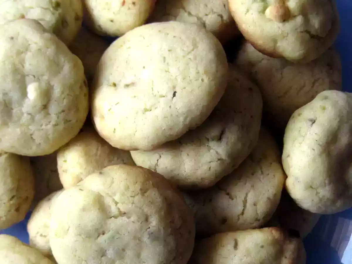 Biscotti al cioccolato bianco e pistacchi - foto 2