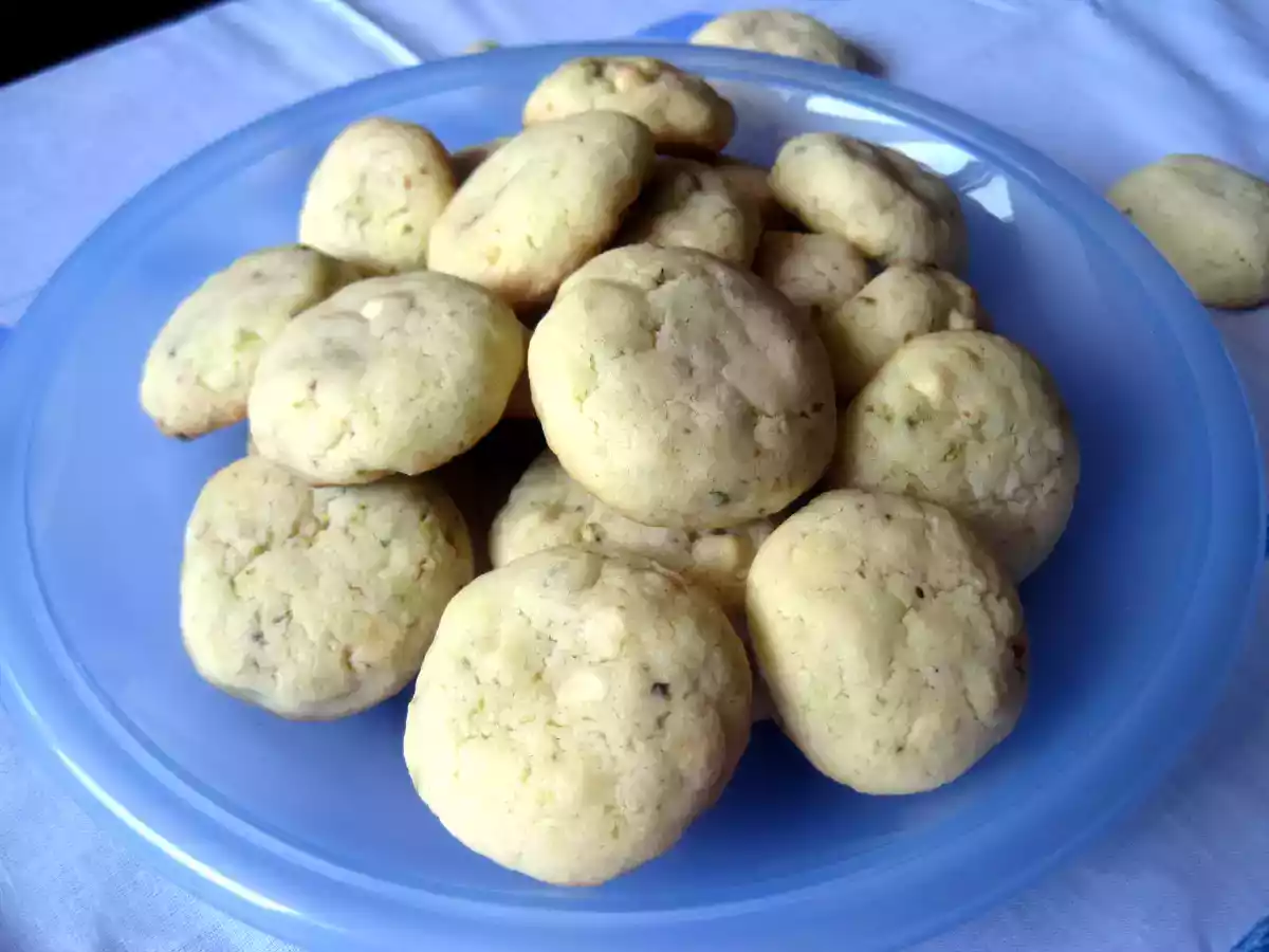 Biscotti al cioccolato bianco e pistacchi - foto 3