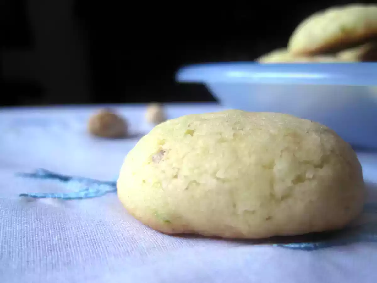 Biscotti al cioccolato bianco e pistacchi - foto 4