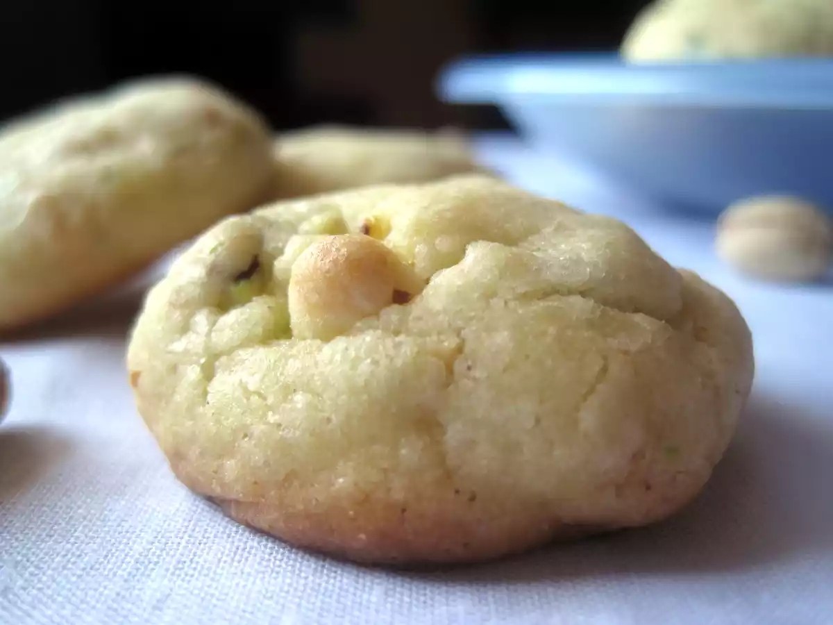 Biscotti al cioccolato bianco e pistacchi - foto 6