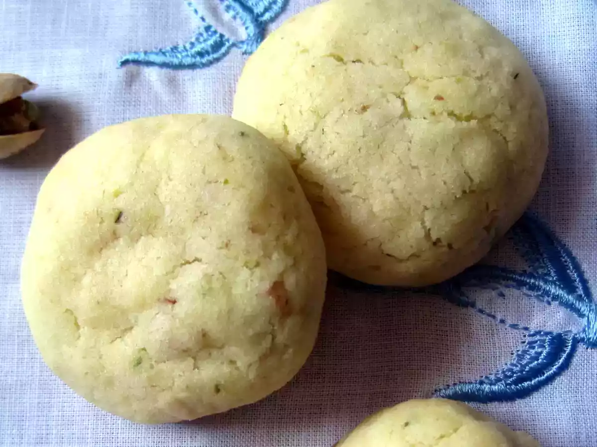 Biscotti al cioccolato bianco e pistacchi - foto 7