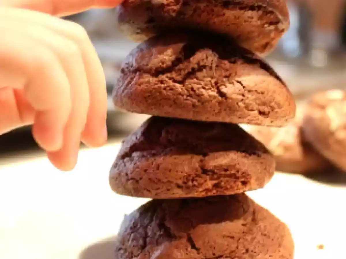 Biscotti al cioccolato e zenzero fresco - foto 2