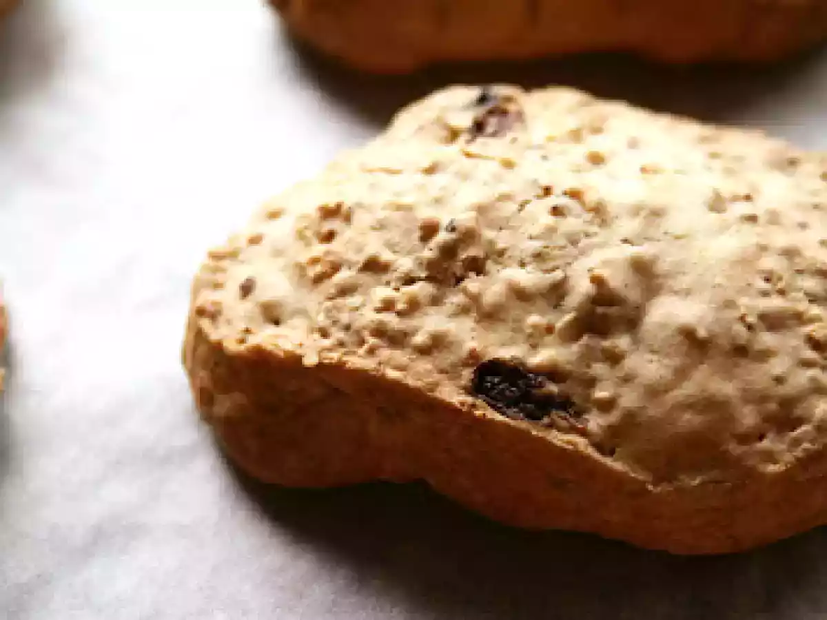 BISCOTTI AL SESAMO E UVA SULTANINA (senza burro, senza latte, senza uova) - foto 2
