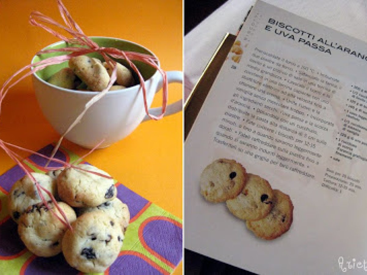 Biscotti all'arancia e uva passa, foto 3
