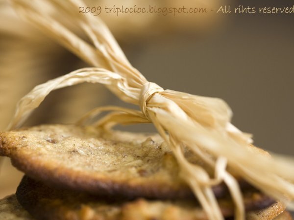 Biscotti, anzi cialde frutta secca e cannella, foto 3