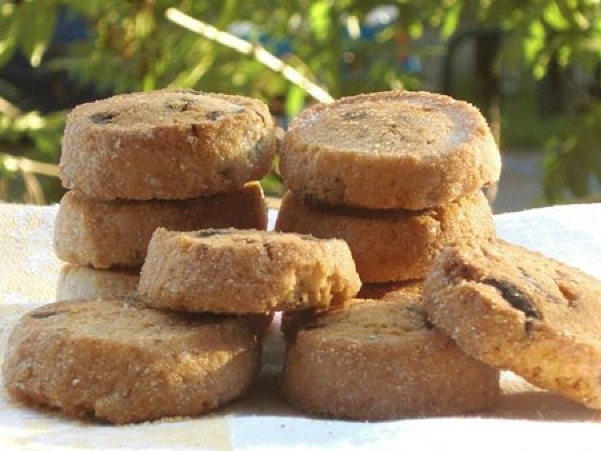 Biscotti arancia e cioccolato