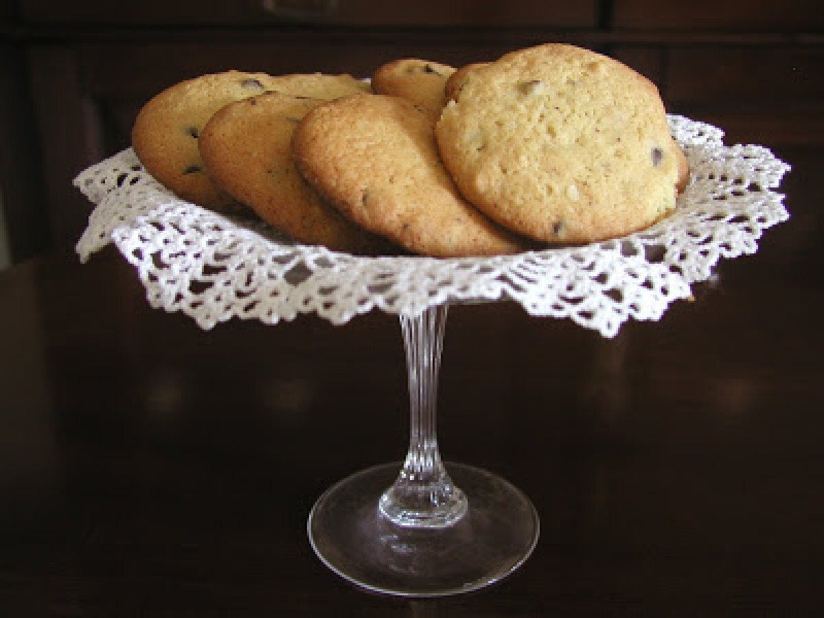 Biscotti con gocce di cioccolato e arancia candita