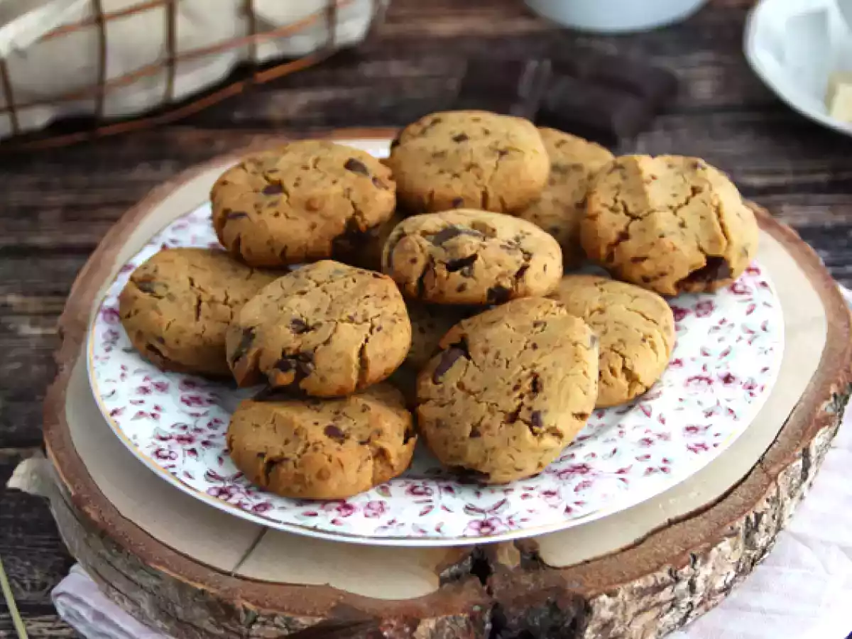 Biscotti con gocce di cioccolato, la fantastica ricetta vegana e senza glutine