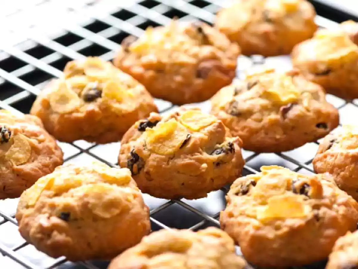 Biscotti con i corn flakes