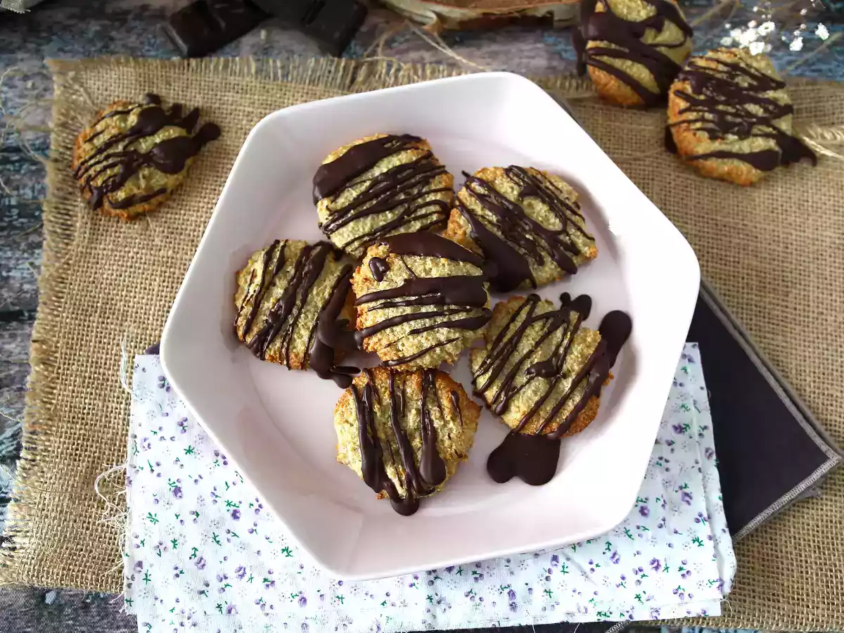 Biscotti con okara di avena e cioccolato - foto 4