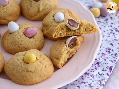 Biscotti di Pasqua con ovetti di cioccolato - foto 5