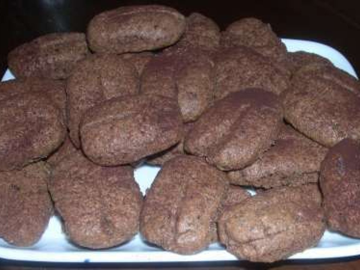 Biscotti di pasta frolla al caffè