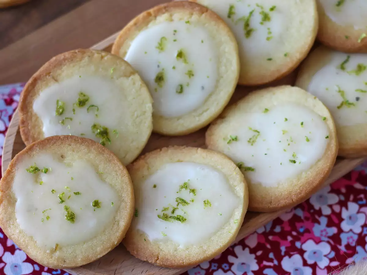 Biscotti di pasta frolla al lime con glassa - foto 7