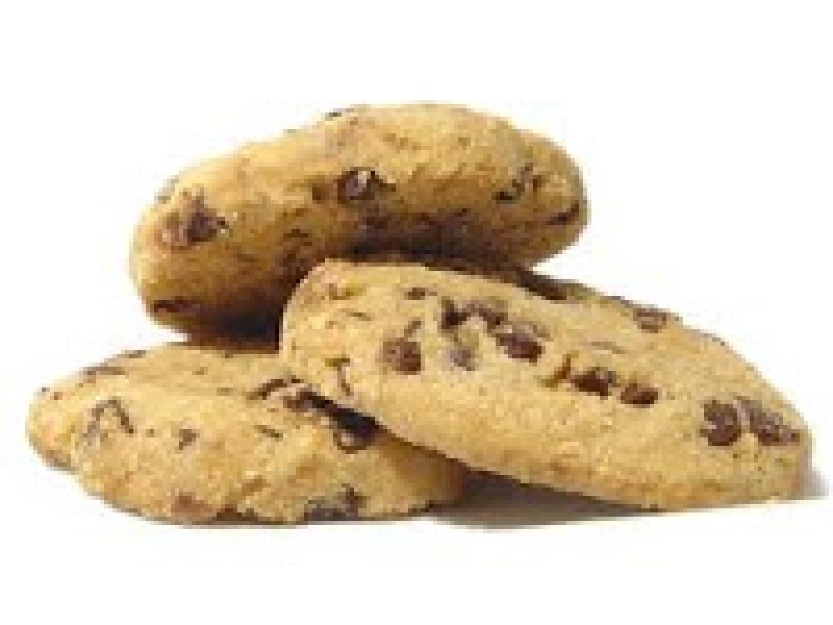 Biscotti di riso soffiato con cioccolato e cocco