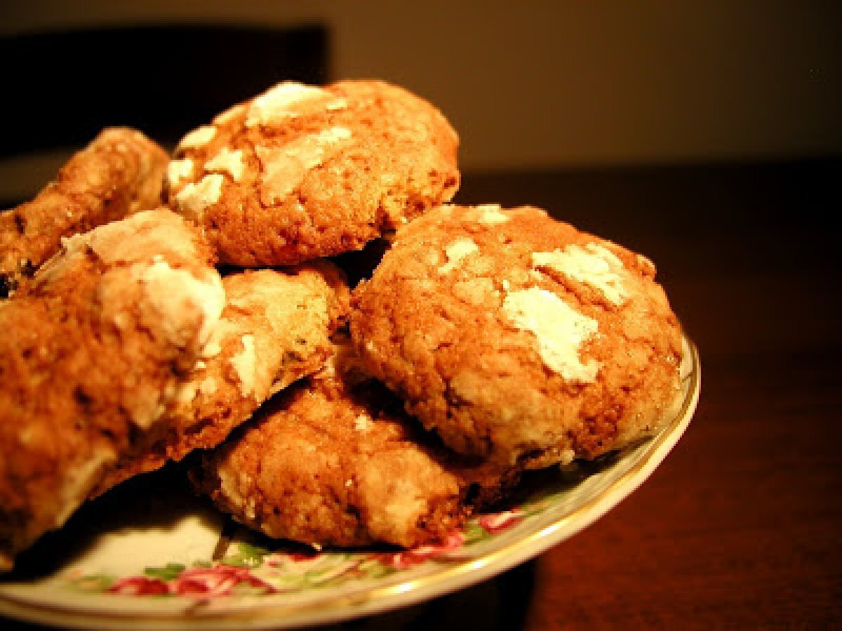 Biscotti integrali alle noci e saba