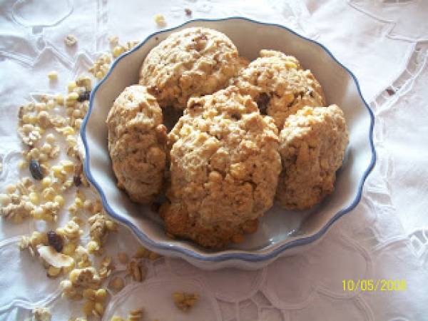 Biscotti integrali con muesli croccante