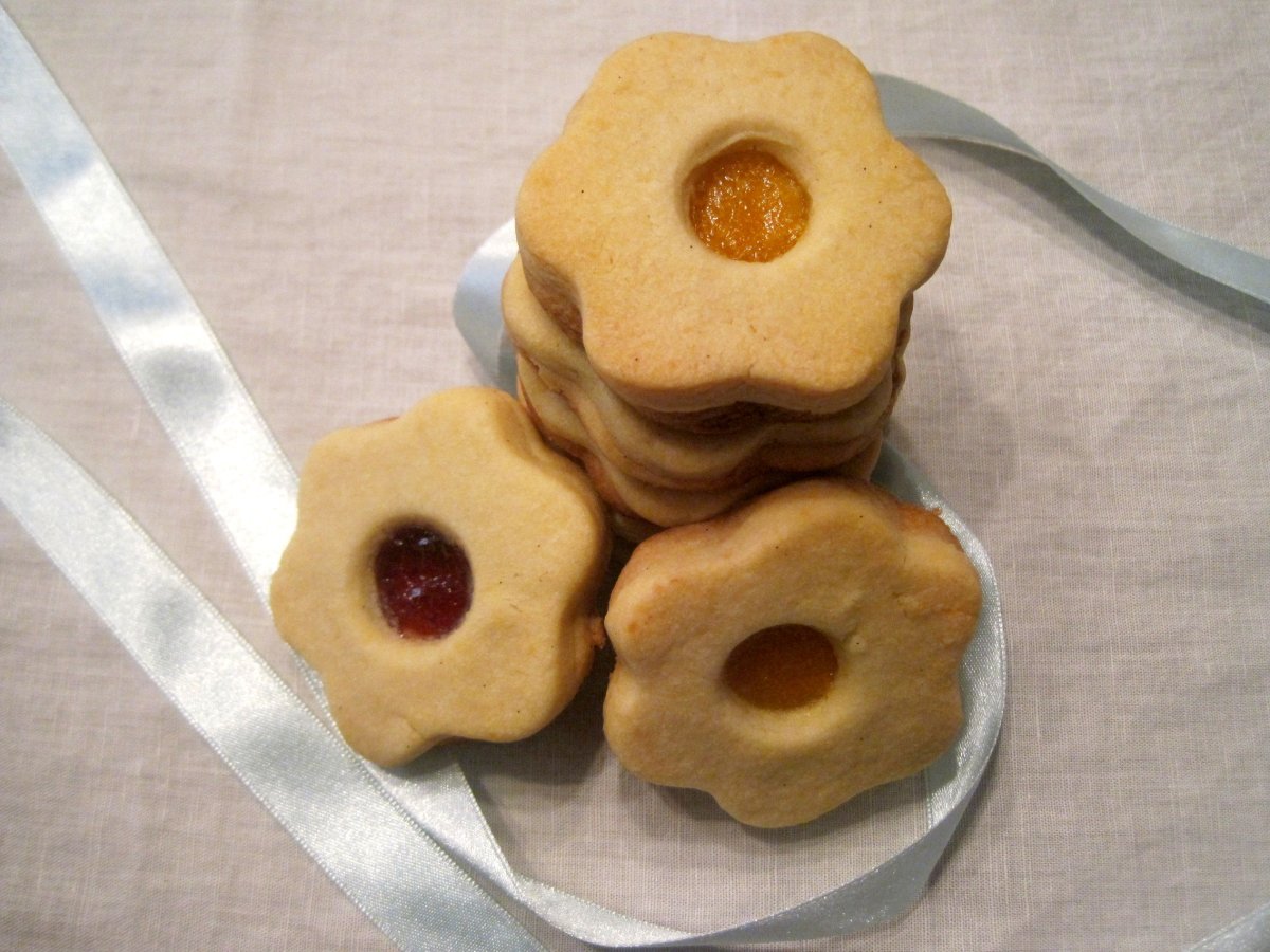 Biscotti sable con marmellata