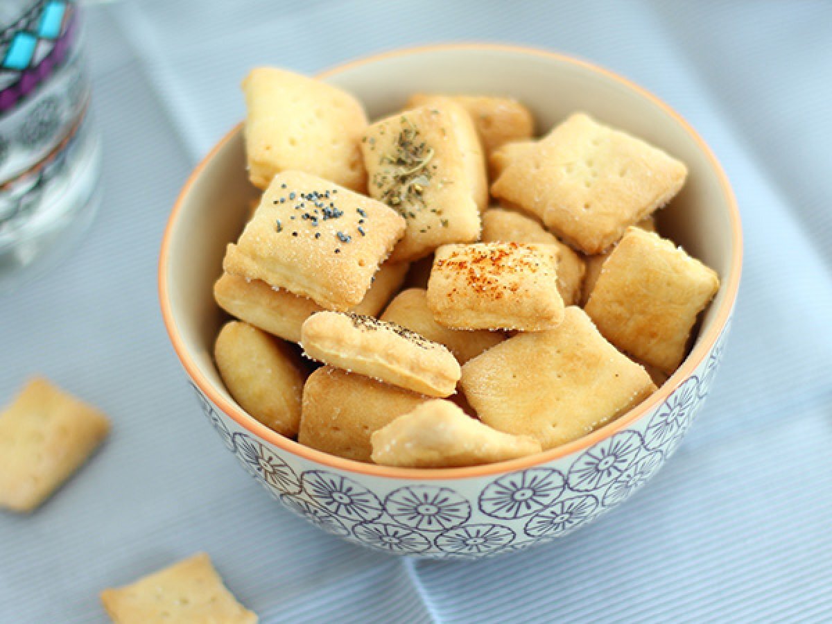 Biscotti salati - Ricetta per aperitivo