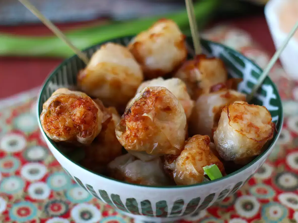 Bocconcini croccanti di gamberetti in friggitrice ad aria - foto 4