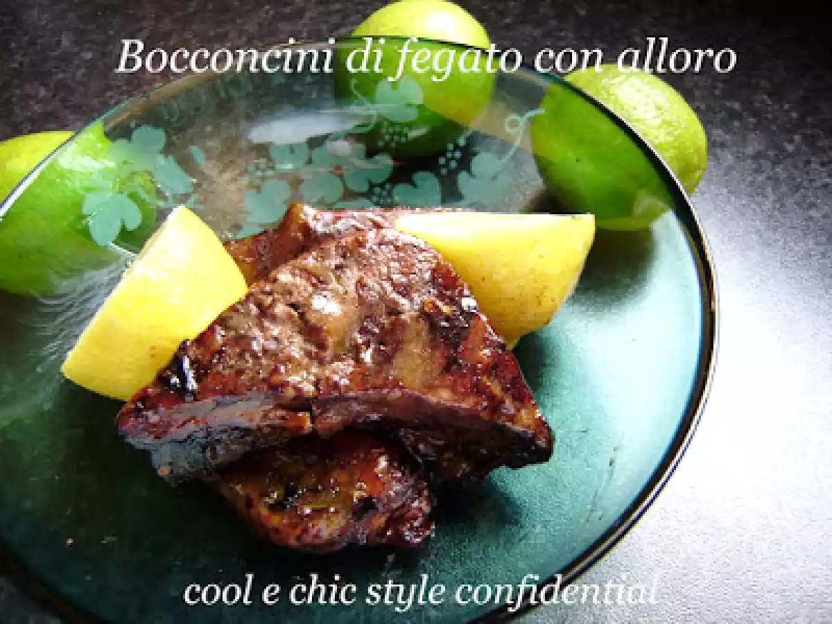 Bocconcini di Fegato con alloro, in forno