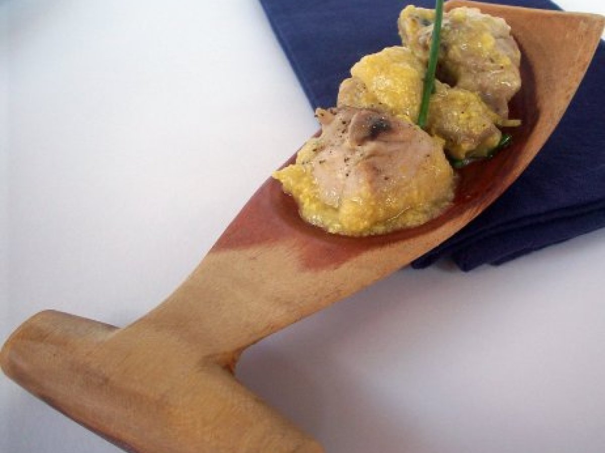 Bocconcini di pollo al timo