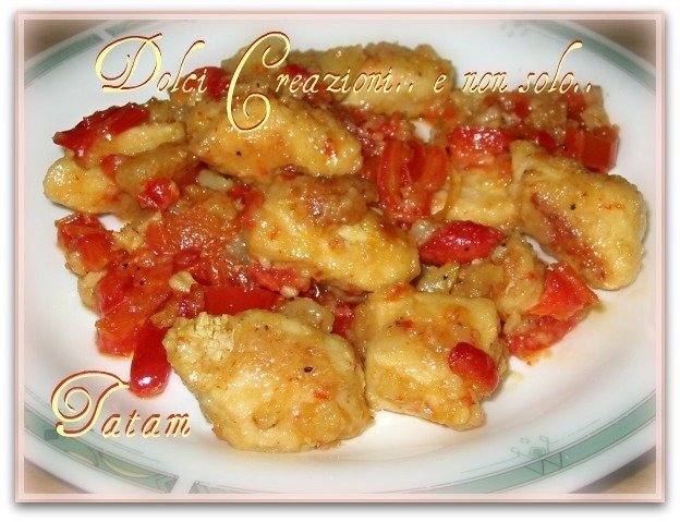 Bocconcini Di Pollo Alle 3 P Peperoni Patate Paprika Ricetta Petitchef