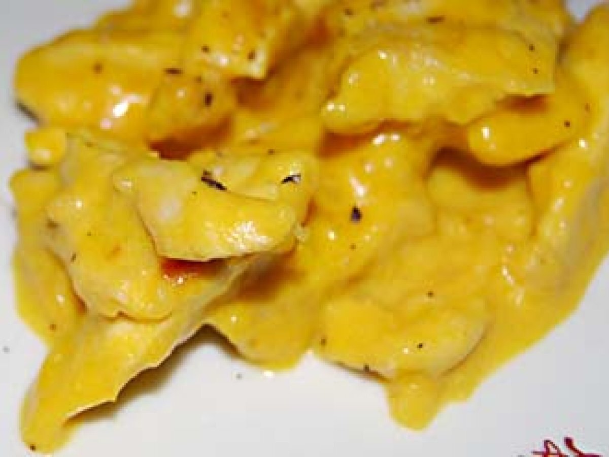 Bocconcini di pollo allo zafferano, foto 1