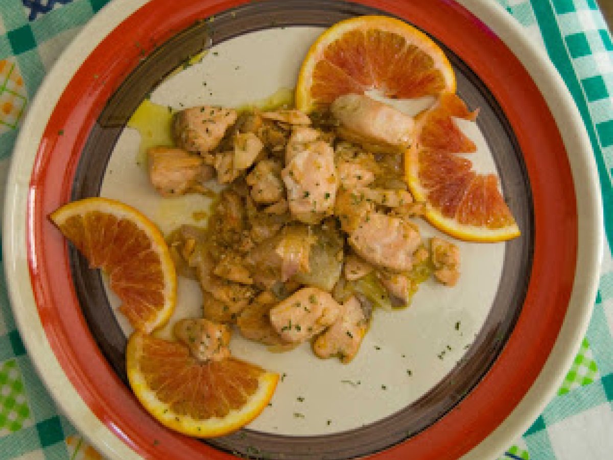 Bocconcini di salmone all arancia, per farmi perdonare