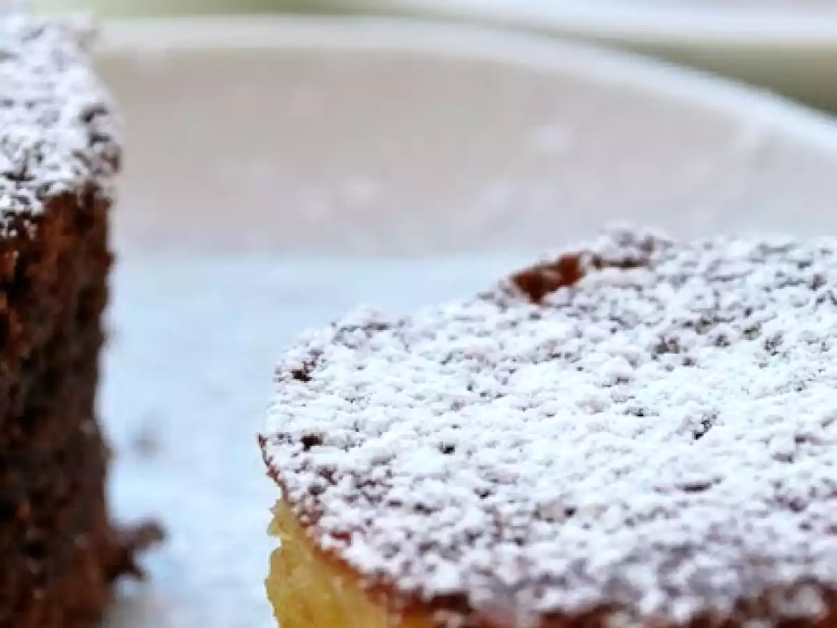 Bocconcini di Torta Caprese al Fondente e al Cioccolato Bianco - foto 3
