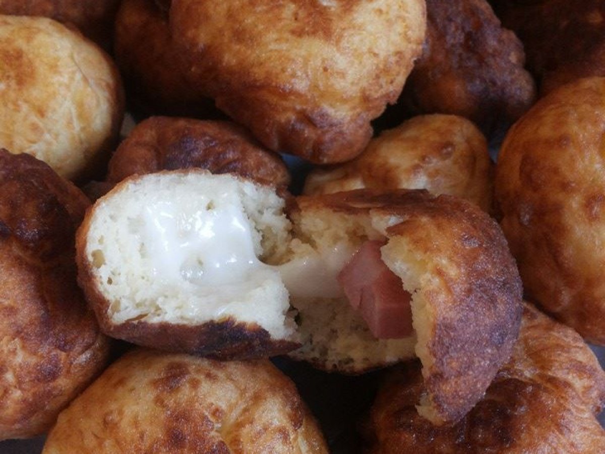 Bombette di patate con caciocavallo e mortadella