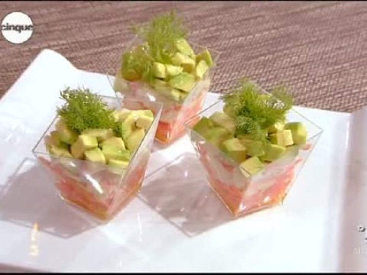 Bomboniere di granchio e avocado