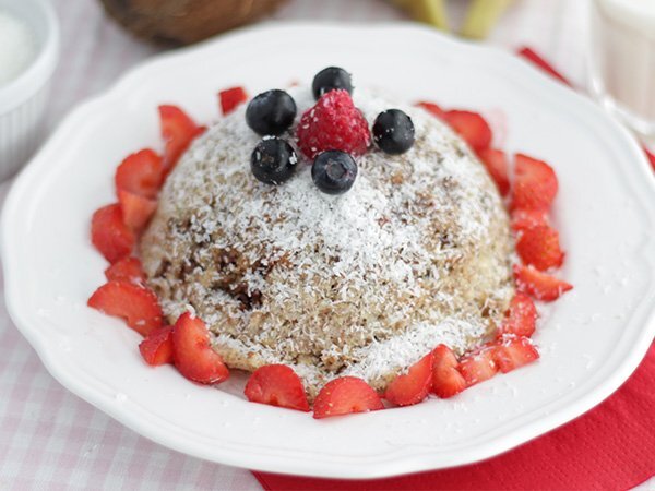 Bowl Cake banana e cocco