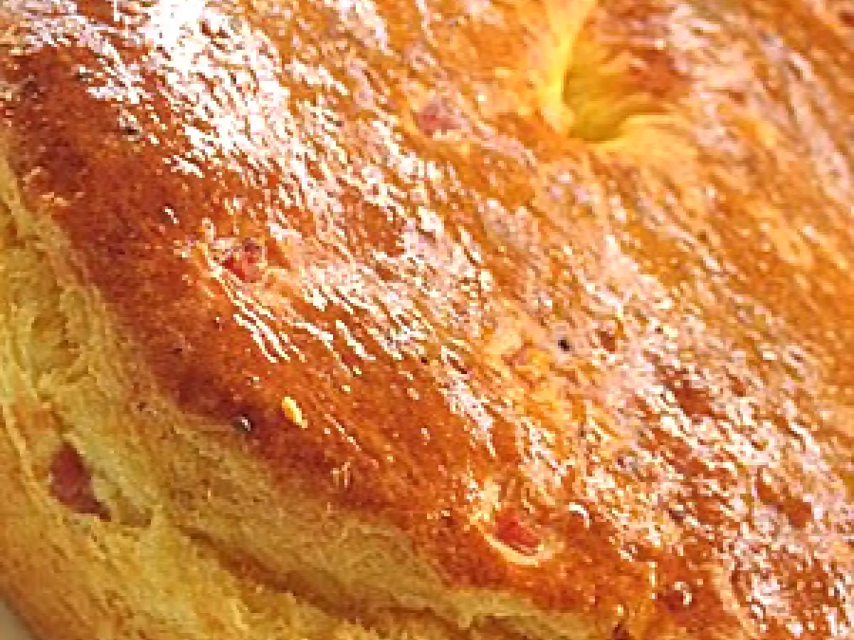 BRIOCHE NAPOLETANA RIPIENA, DEI TEMPI PASSATI, A DOPPIA LIEVITAZIONE