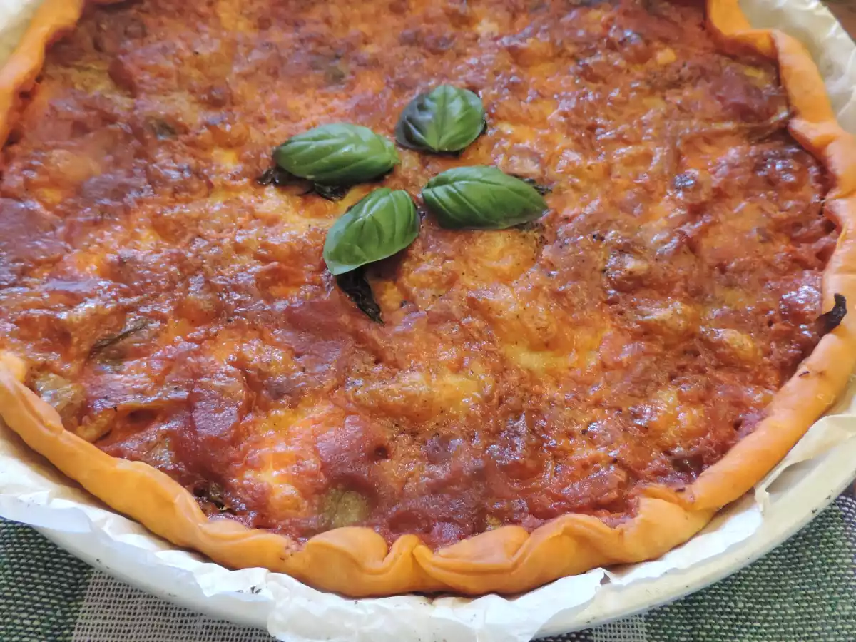 Brisèe di melanzane alla parmigiana