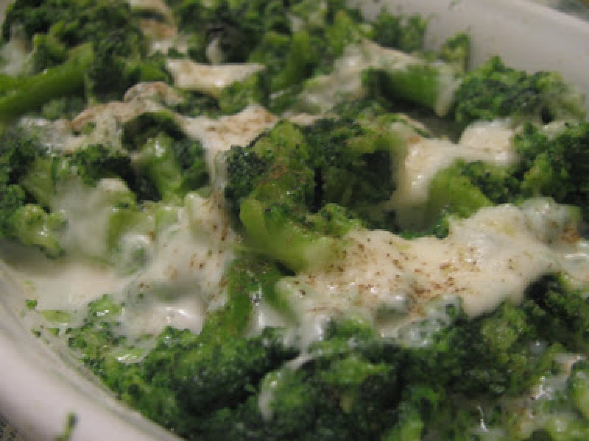 BROCCOLI E MOZZARELLA DI BUFALA AL GRATIN - foto 2