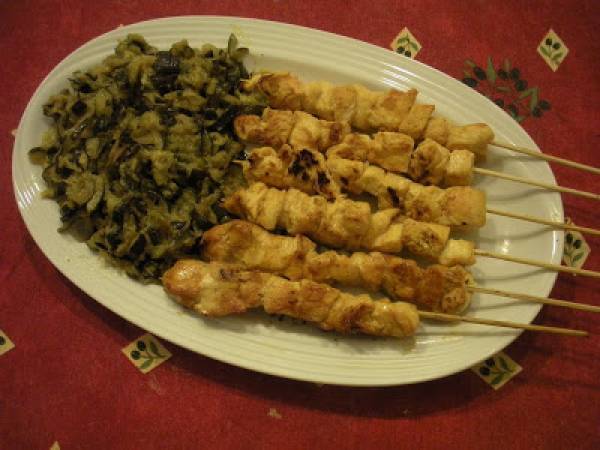 Brochettes de poulet