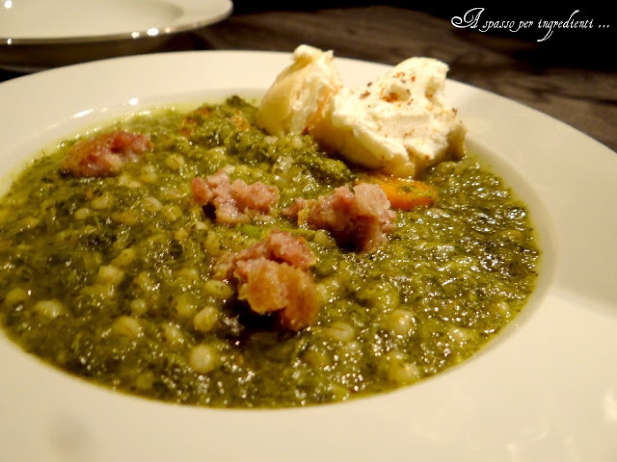 Brodo, orzo, broccoli e salsiccia - foto 3