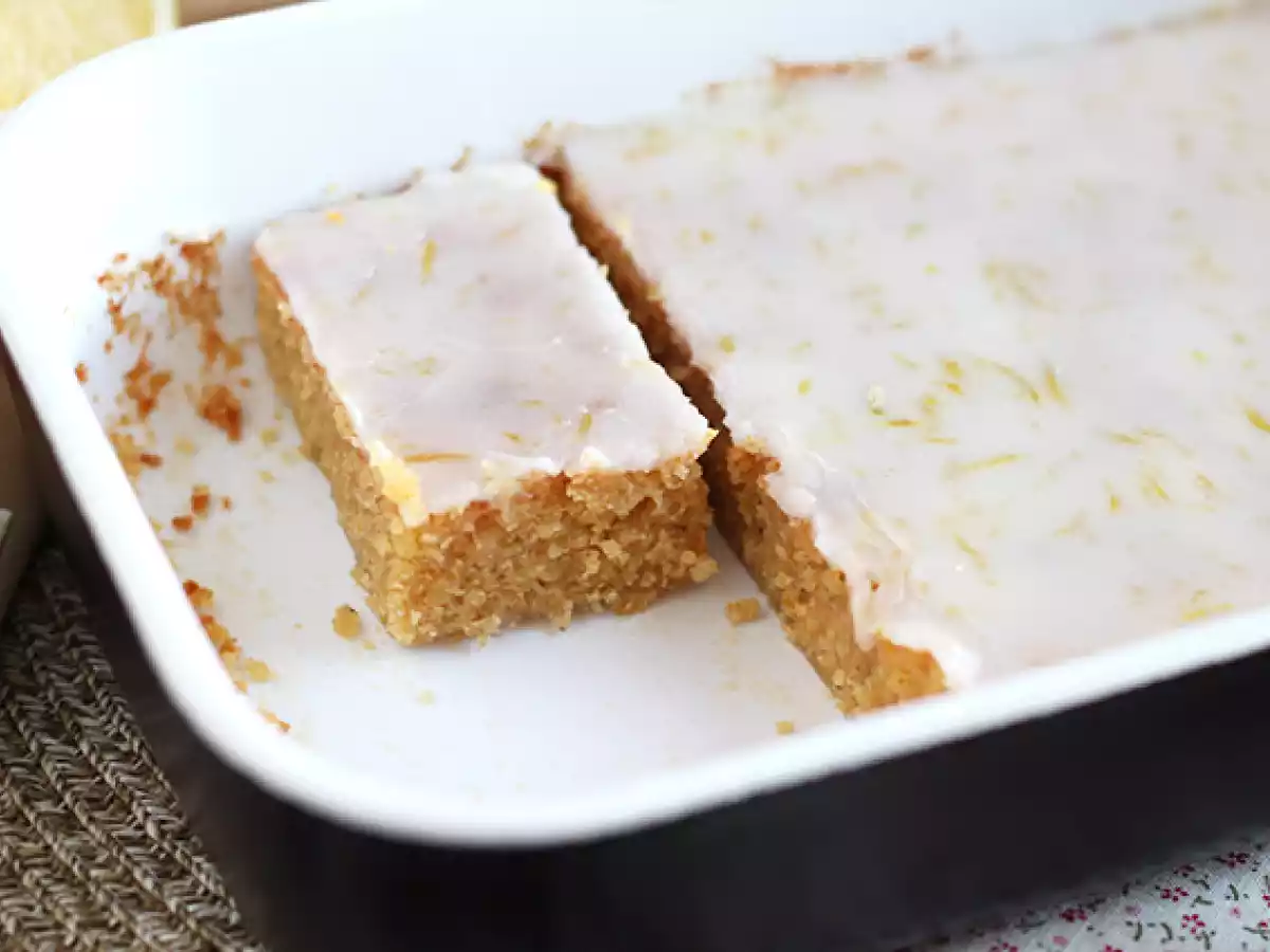 Brownie al limone e fiocchi d'avena - Ricetta senza glutine - foto 4