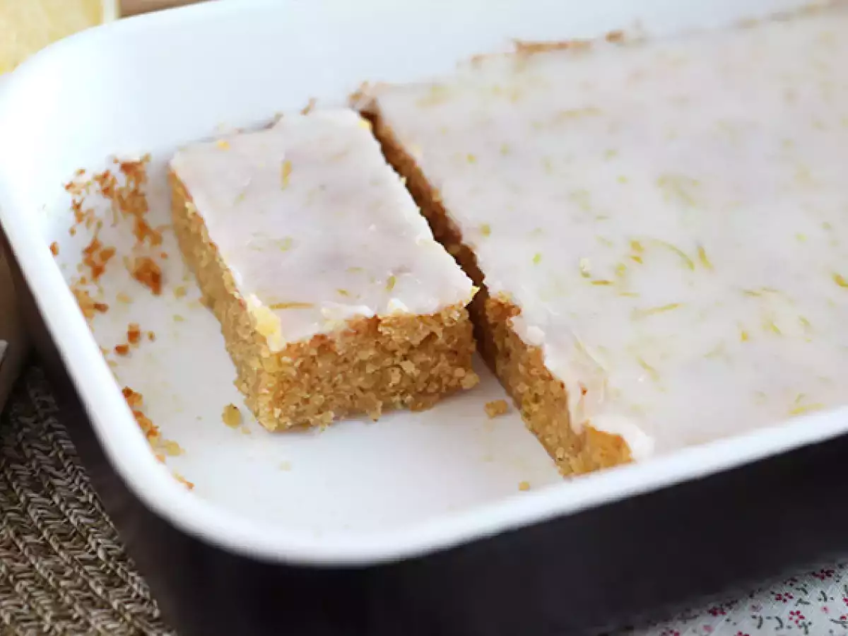 Brownie al limone e fiocchi d'avena senza glutine - foto 4