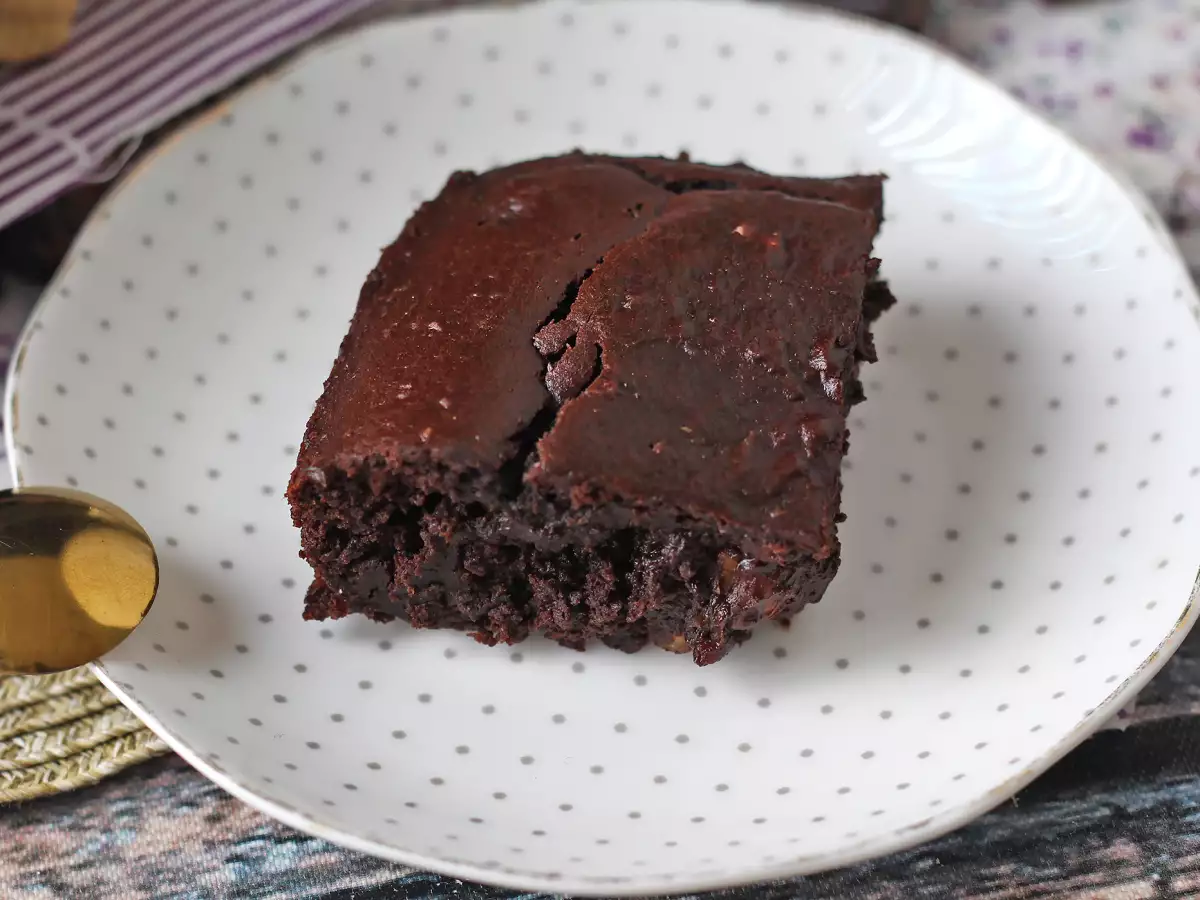 Brownie alla patata dolce senza burro né olio - foto 4
