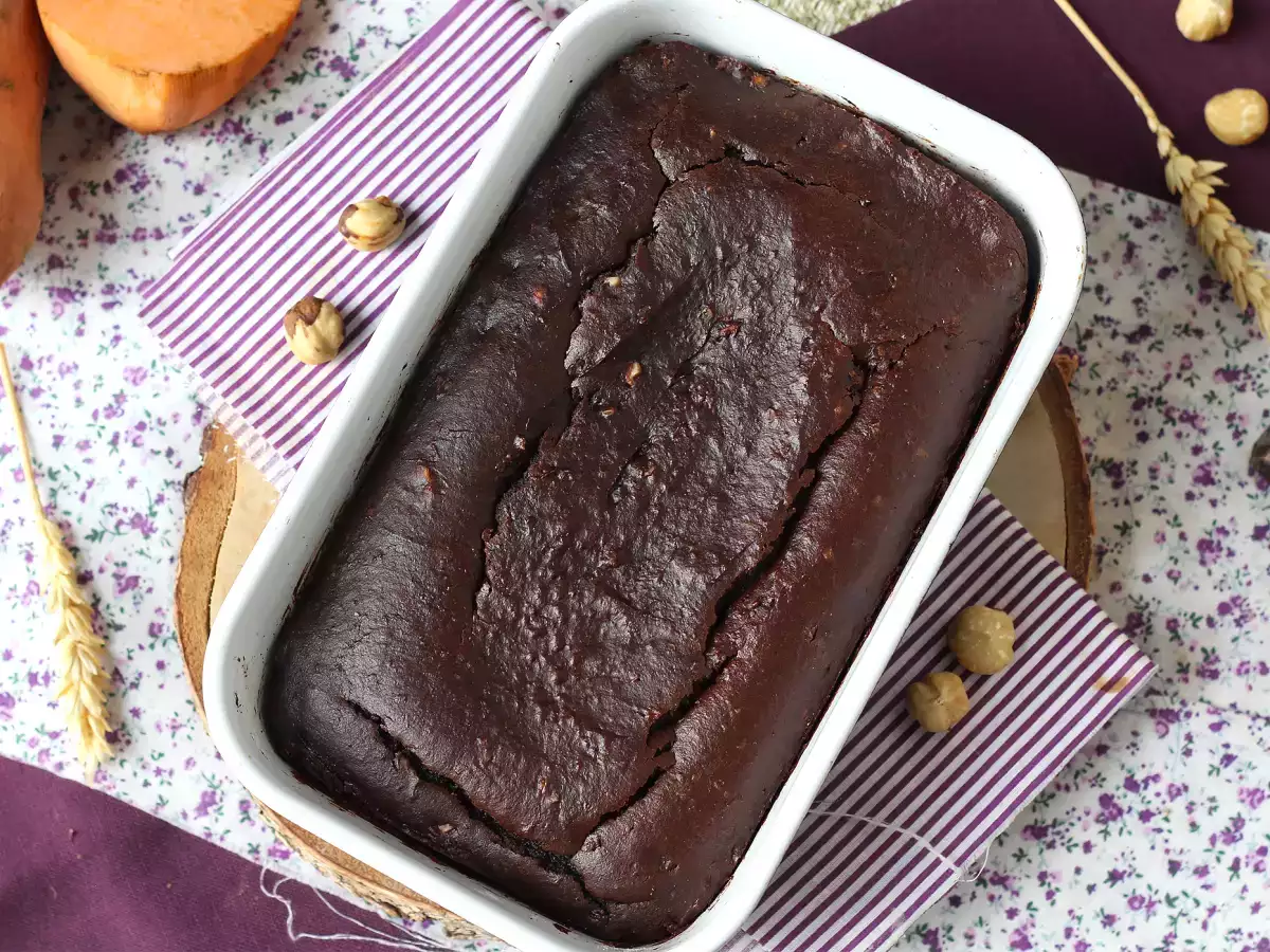 Brownie alla patata dolce senza burro né olio - foto 5