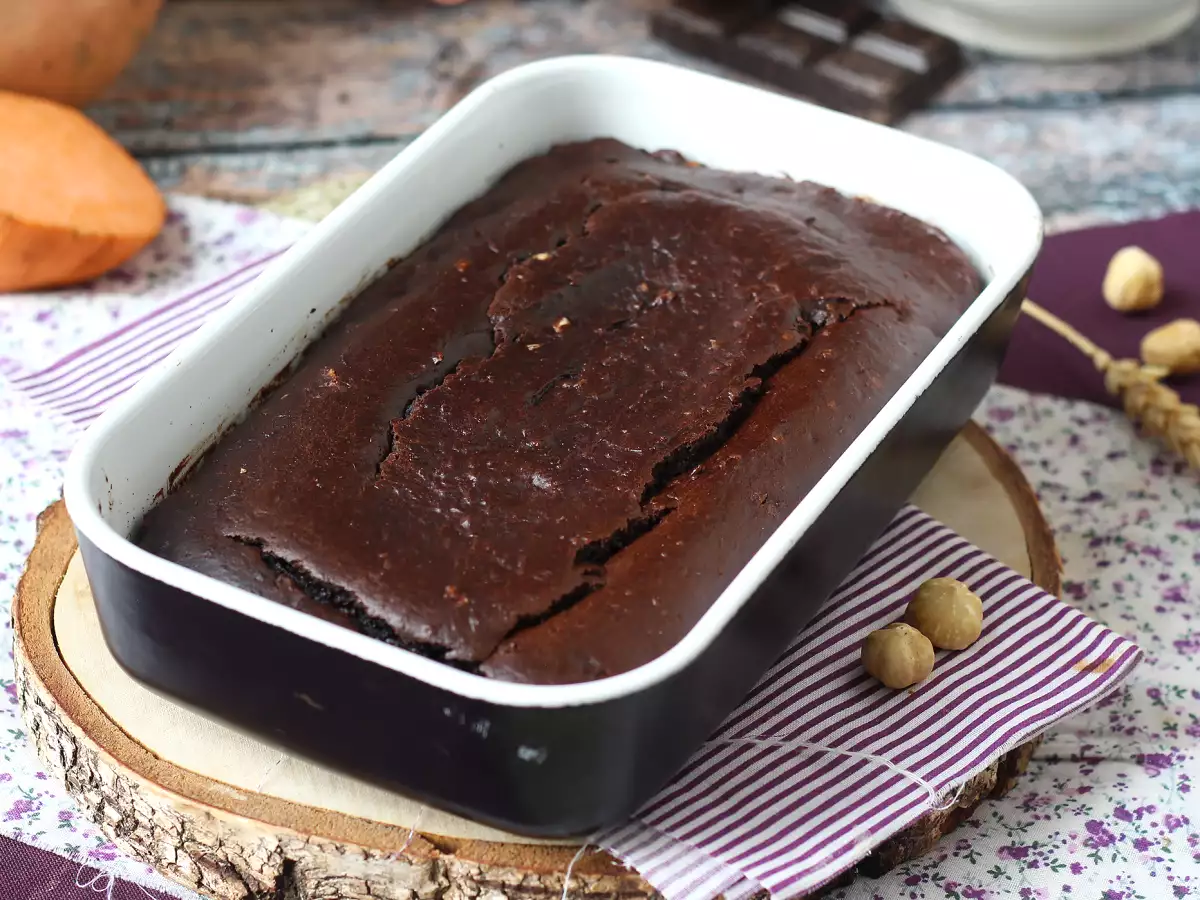 Brownie alla patata dolce senza burro né olio - foto 7