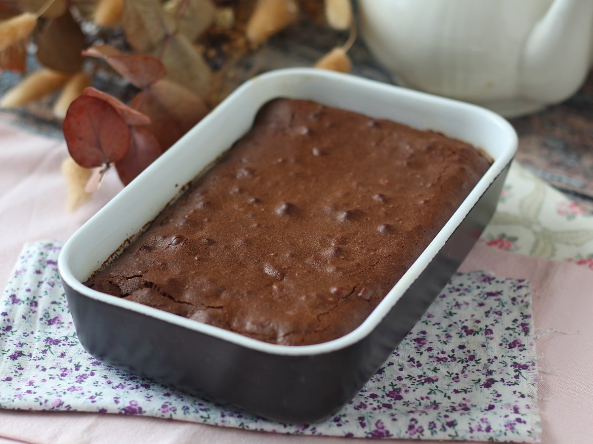 Brownie cioccolato e noci in friggitrice ad aria - foto 6