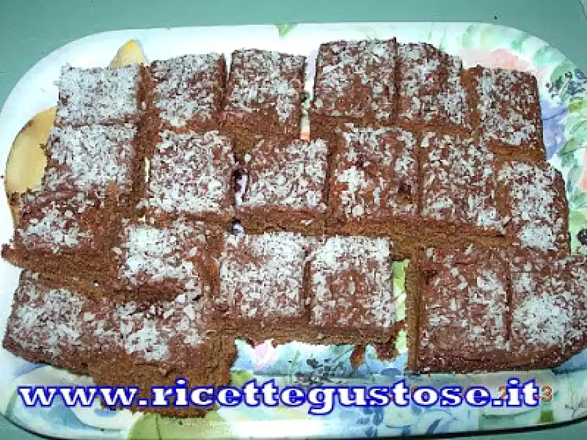 BROWNIES CIOCCOLATO E COCCO