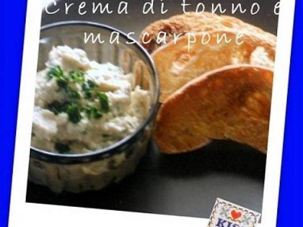 Bruschette con tonno e mascarpone