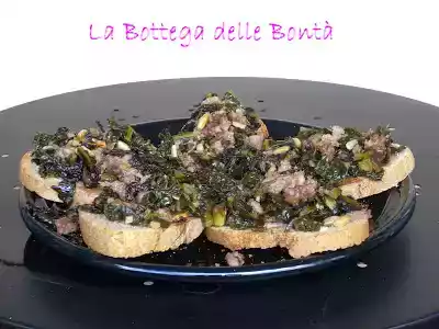 Bruschette di cavolo nero