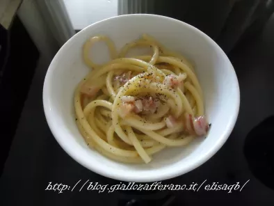 Bucatini Pecorino e Pancetta