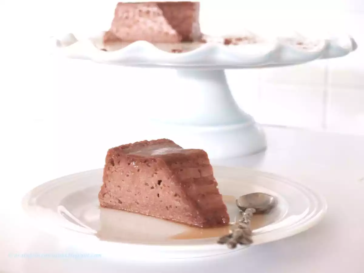 Budino di cioccolato e amaretti, o bonet